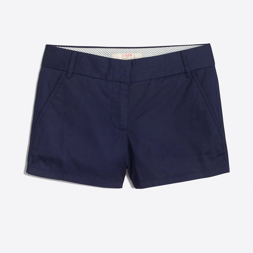 J.Crew 3 in chino shorts